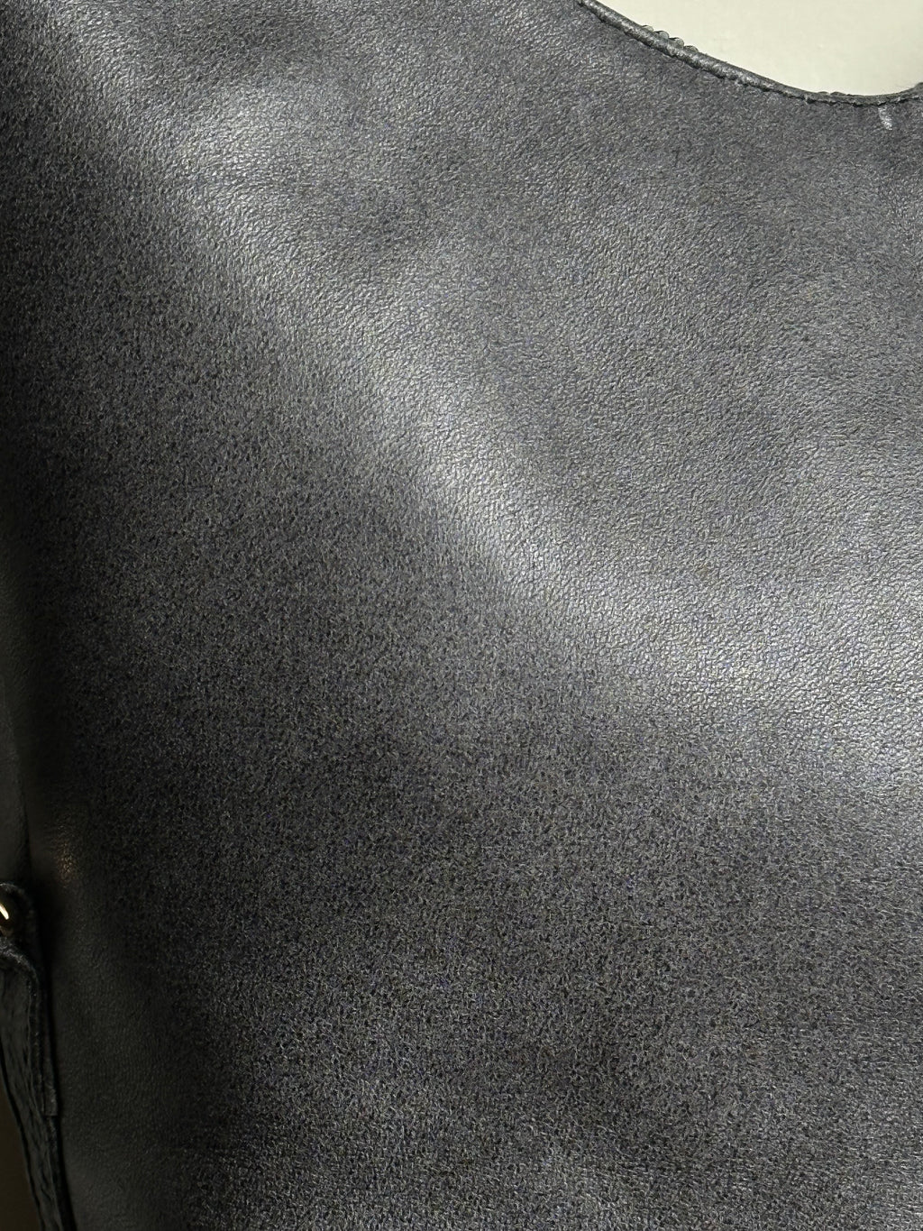 MILA MINI piel lisa gris